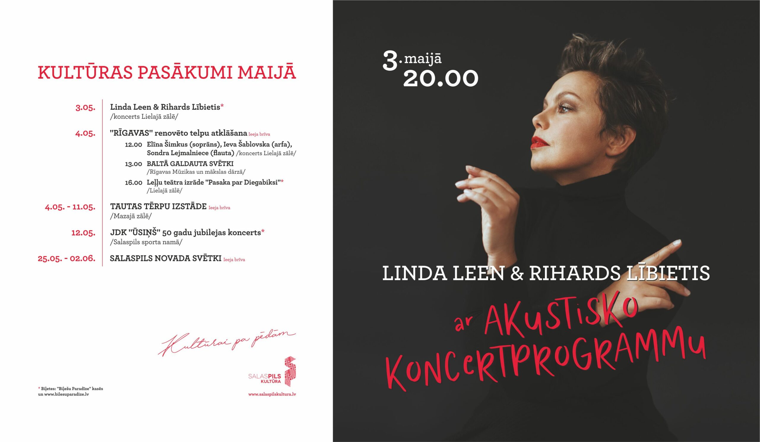 Salaspils kultūras pasākumi pavasarī