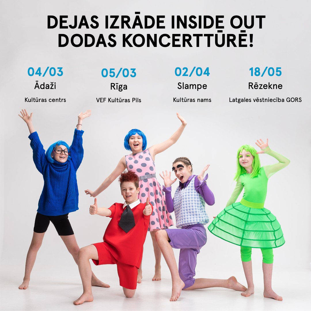 DG “BURAS” uzvedums pēc multfilmas “INSIDE OUT” motīviem