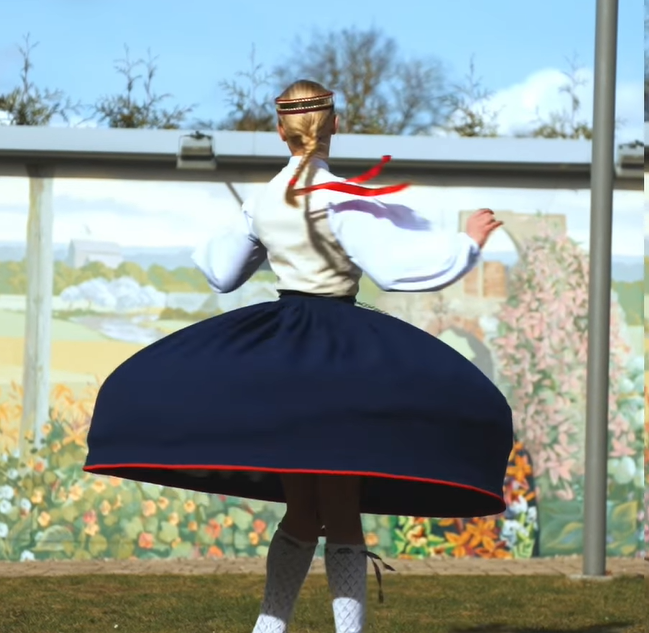 Uzmundrinošs sveiciens pavasarī